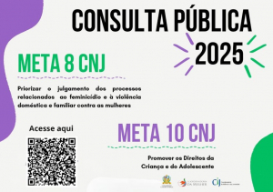 Consulta pública: participe e opine sobre as Metas 8 e 10 do CNJ até 27/5