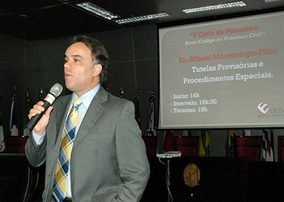 Misael Montenegro debate Tutelas Provisórias e Procedimentos Especiais na Ejuse