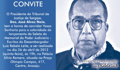 Memorial lança Seleta com Escritos do Des. Luiz Rabelo Leite