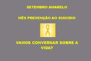 Setembro amarelo: palestra aborda prevenção ao suicídio