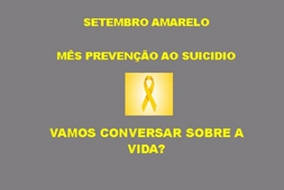 Setembro amarelo: palestra aborda prevenção ao suicídio