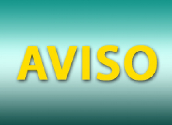 Aviso: sistemas em manutenção no final de semana