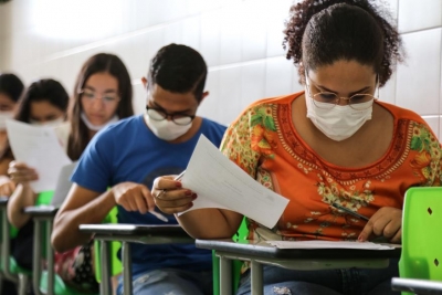 Estudantes participam de processo seletivo para estágio no TJSE