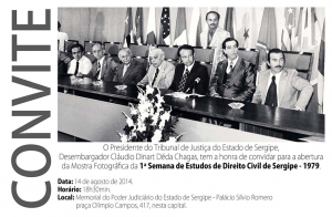 Memorial lança Mostra Fotográfica da I Semana de Estudos de Direito Civil de Sergipe